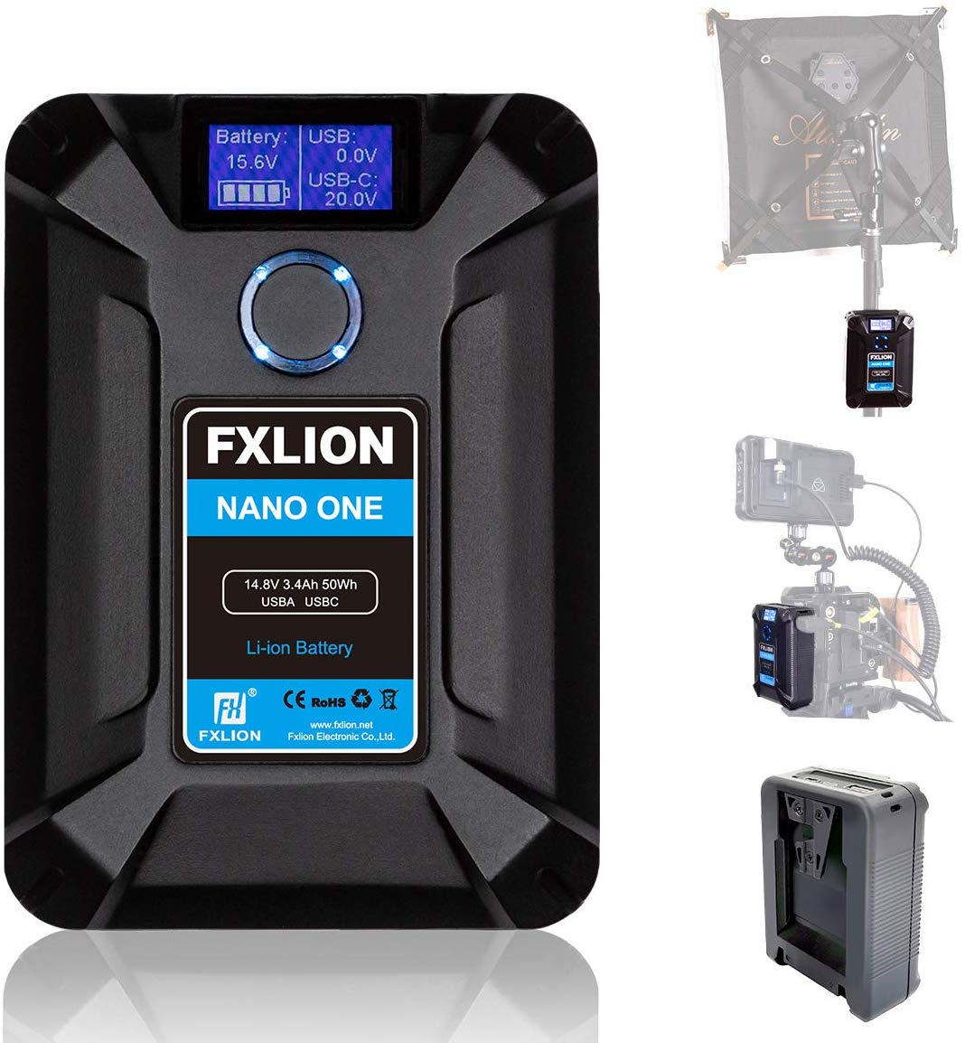 SONGING FXLION 50Wh / 14.8V NANO ONE V-Mount Battery
