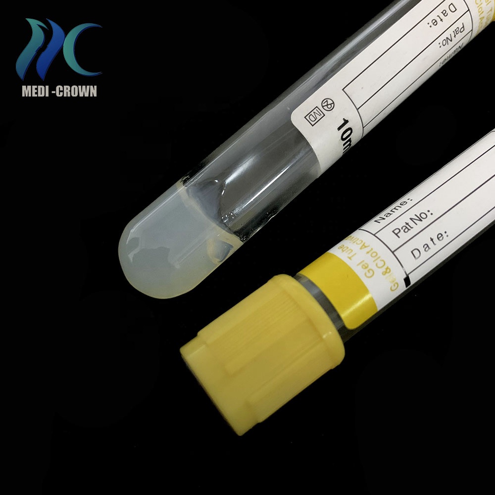 Medical advanced gel activator collecting blood tubes