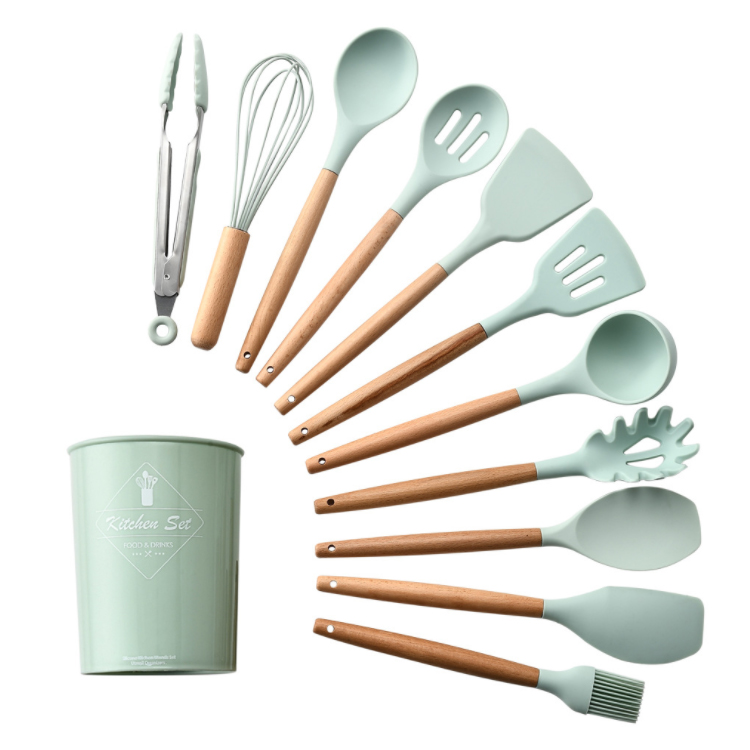 Food Grade Wholesale Silicone Personalized Kitchen Utensil Set Modern Baking Cooking Tools Best Selling Products