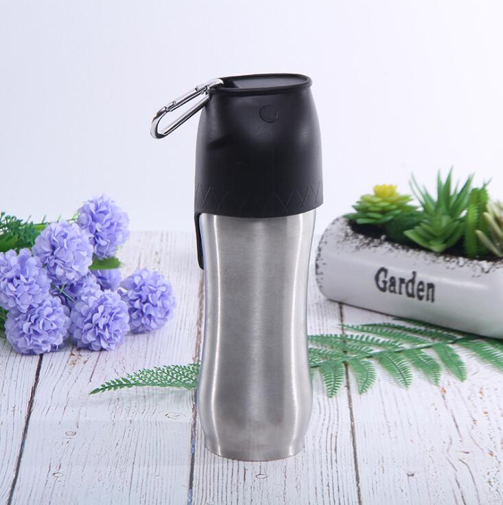 Бутылка для воды для домашних животных из нержавеющей стали
