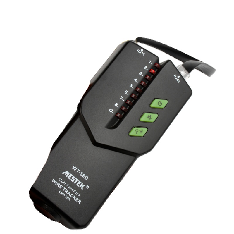 Многофункциональный тестер сетевого кабеля MESTEK WT58D rj45 rj 11, прибор для обнаружения электрических проводных линий, трекер для тональной диагностики