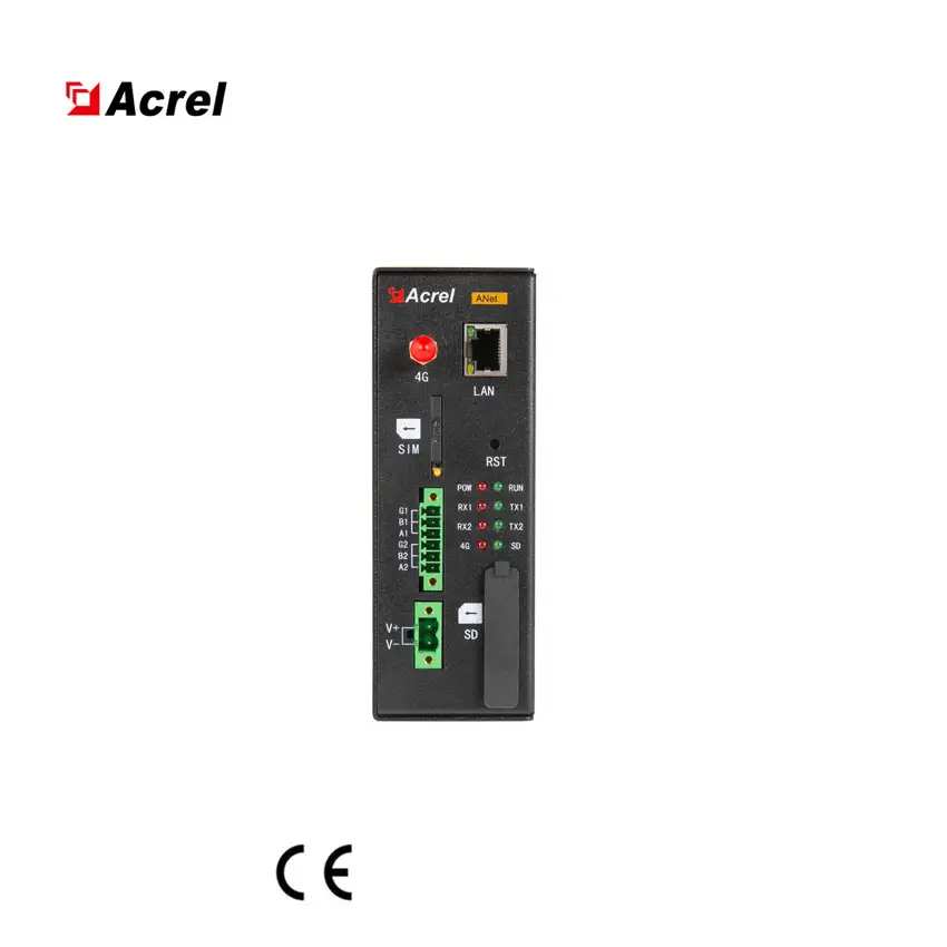 Acrel Anet-1E1S1-4G wireless data transmission smart gateway support MQTT and DLT/645 protocol