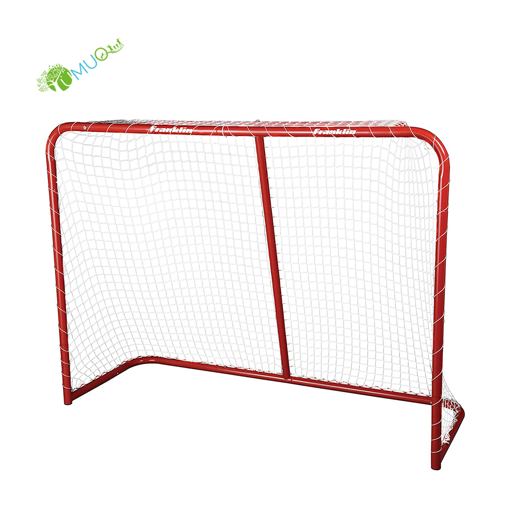YumuQ 44" x 54" Steel Street Ice | Field Hockey Sports Goals, Universal Hockey Target Nets / Netting