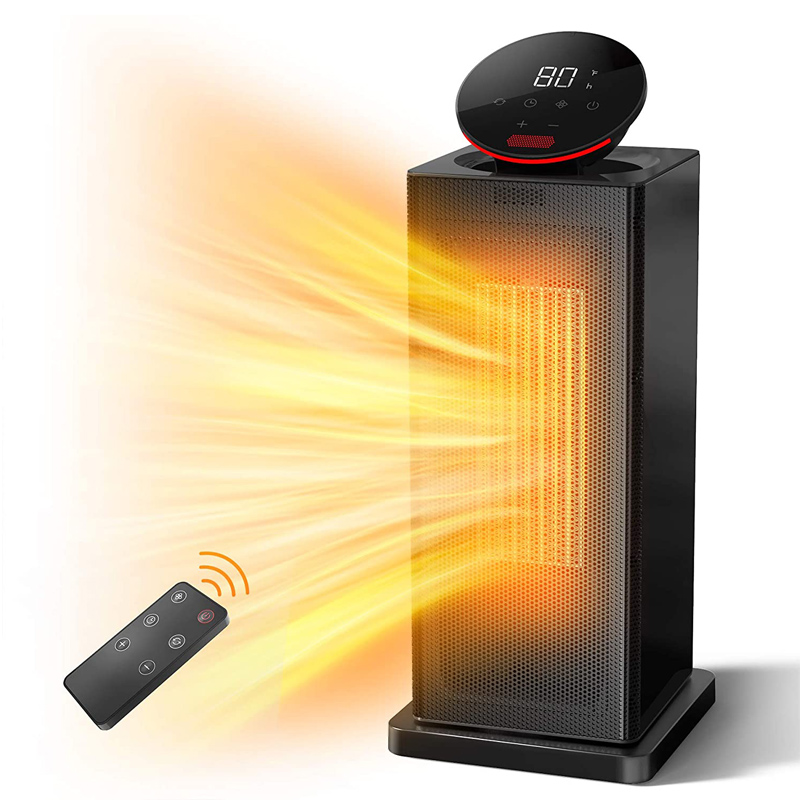 LED Touch Panel PTC Ceramic Heating Tech Electric Oscillating Other Home Fan Heaters