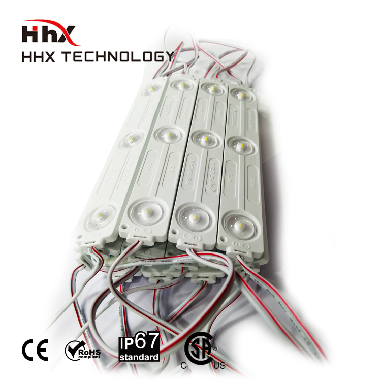 SMD3030 3 LEDS Injection LED Module Light LED Sign Module Lamp With Round Lens 3W 200lm