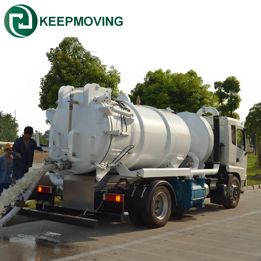 Dongfeng Vacuum Sewage Suction Truck new septic tank vacuum sewage suction truck