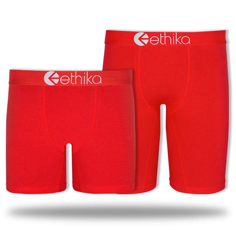 Мужские хлопковые трусы-боксеры ethika с логотипом на заказ