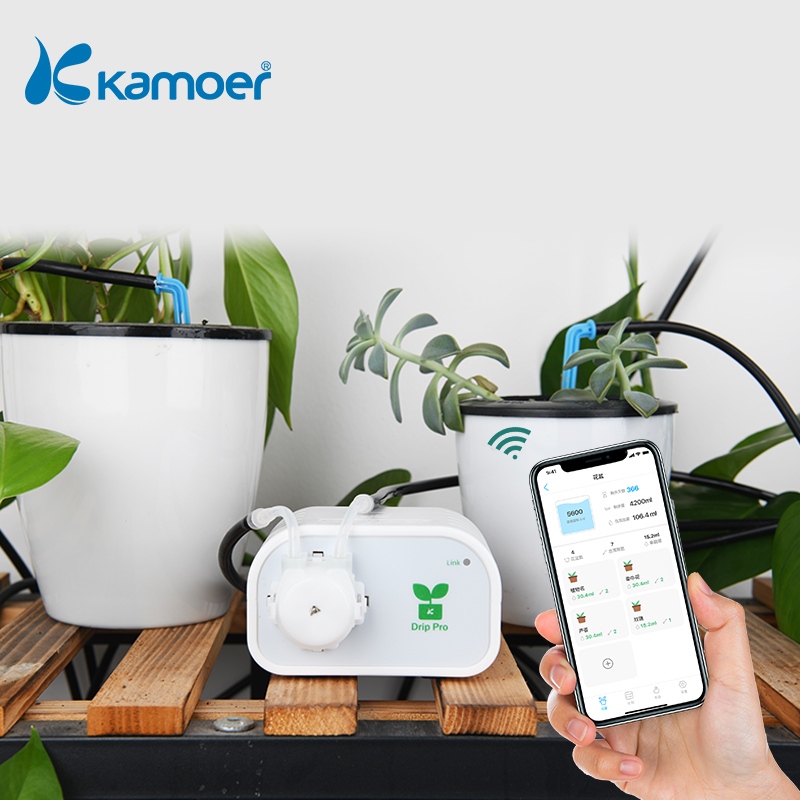 Kamoer мобильный телефон управления Wi-Fi для полива сада система суккуленты гидропоники оборудование