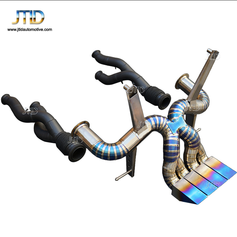 High performance Stainless Steel valve exhaust catback system for Porsche 997 exhaust