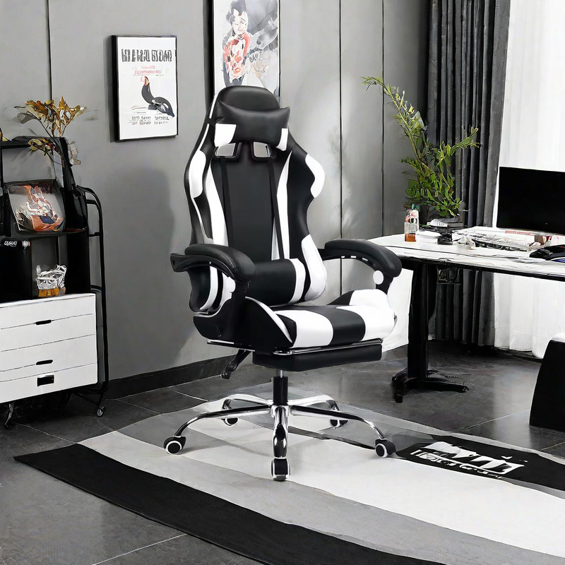 High Standard Strong Car Seat Style Adjustable Height 360 Rotating Gaming Room Game Chair Furniture
