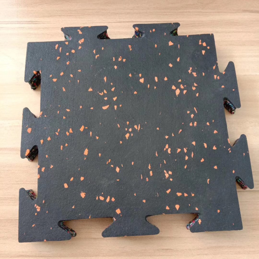 Gym Interlocking rubber tiles/gym rubber floor rolls/sports rubber mat