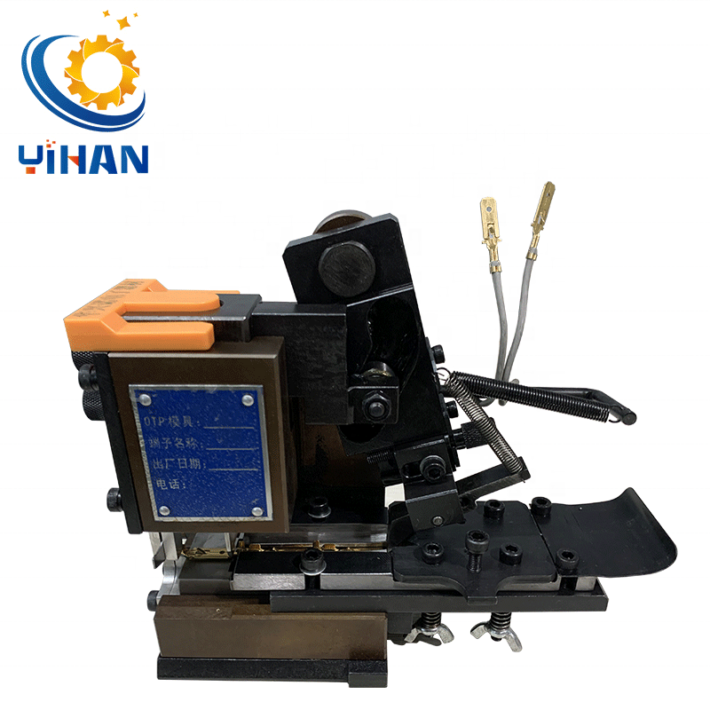Piercing wire cable crimp Vertical end feed terminal press machine mould wholesale terminal crimping applicator