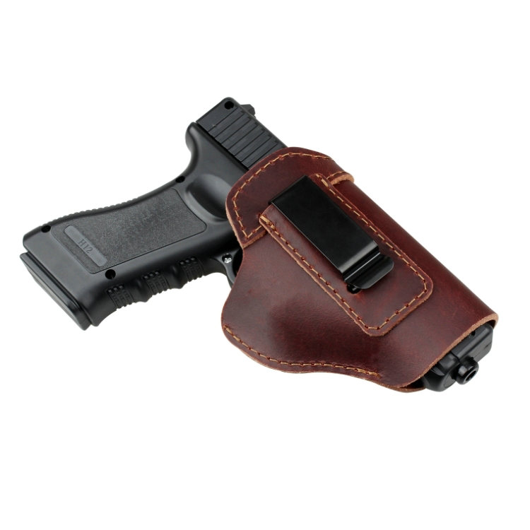 Скрытый кожаный ремень для переноски кобура для Glock 17 19 26 43 S & W M & P Shield Спрингфилд XD/XDX/XDM Sig Sauer Mosquito P220