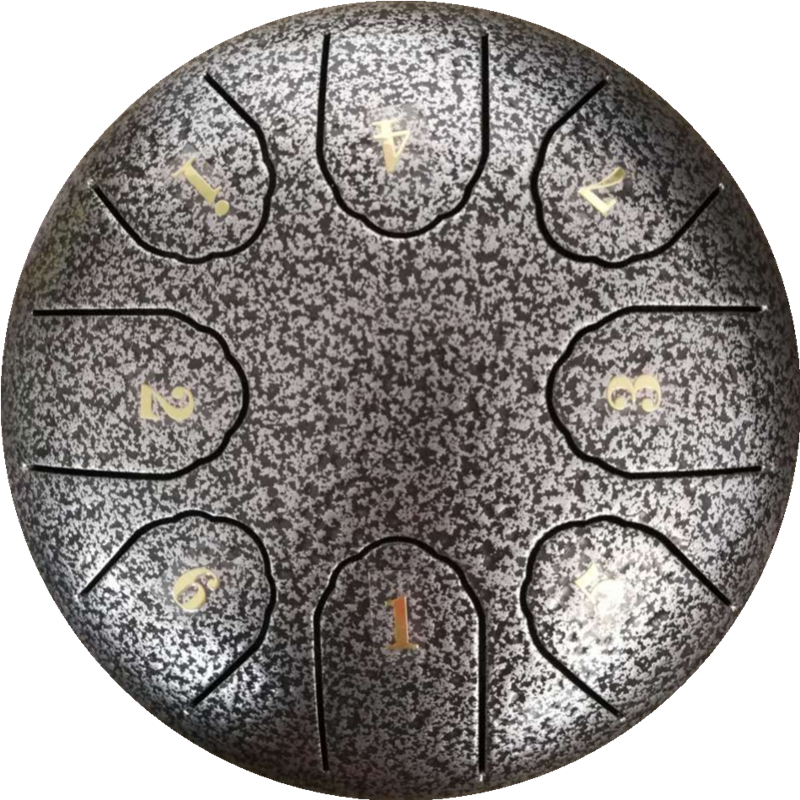 Steel Tongue Percussion Drum Instruments 6 Inches 8 Tones Steel Drum Tongue handpan drum