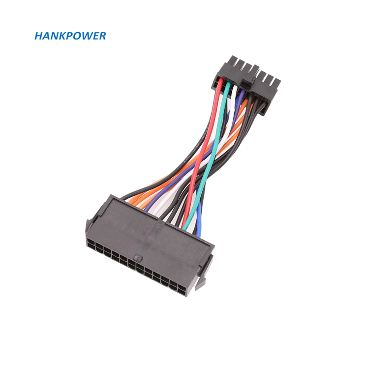 18AWG 24 Pin до 14 Pin проводной ATX 24 Pin до 14 Pin адаптер-кабель для материнской платы Lenovo Dell