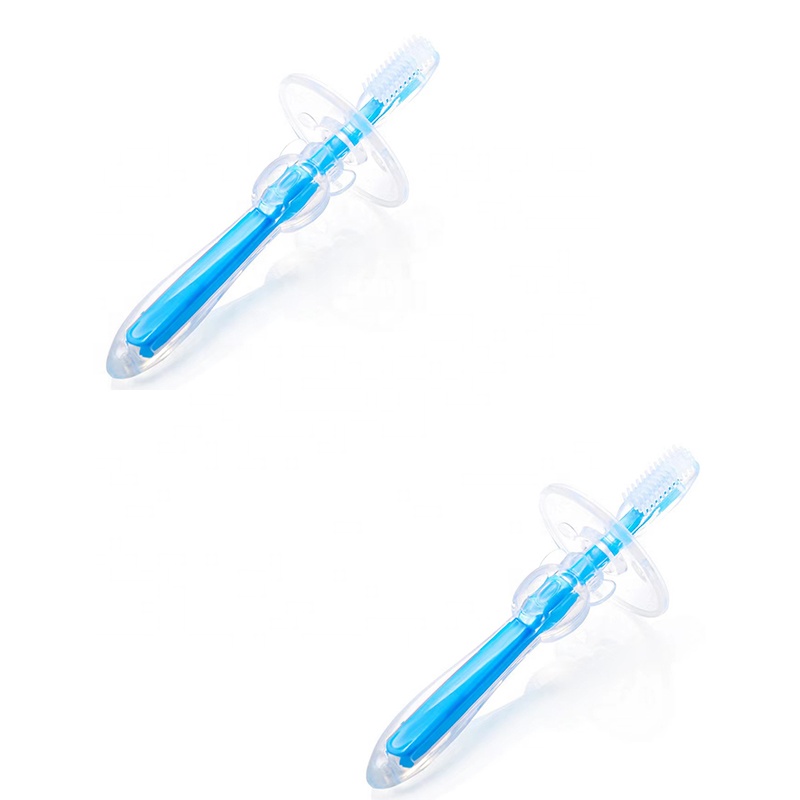 Toothbrush for Baby Mini Toothbrush Tooth Brush Silicone Toothbrush Massages Cleans Baby's Gums and Teeth Soft Flexible Design