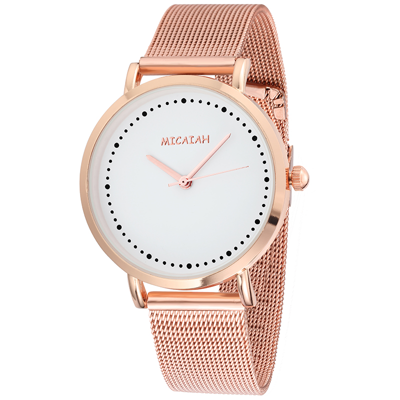 Водонепроницаемый простые часы reloj de dama; Сетчатый Браслет из нержавеющей стали часы брендовые солнцезащитные очки в классическом стиле, часы для женщин