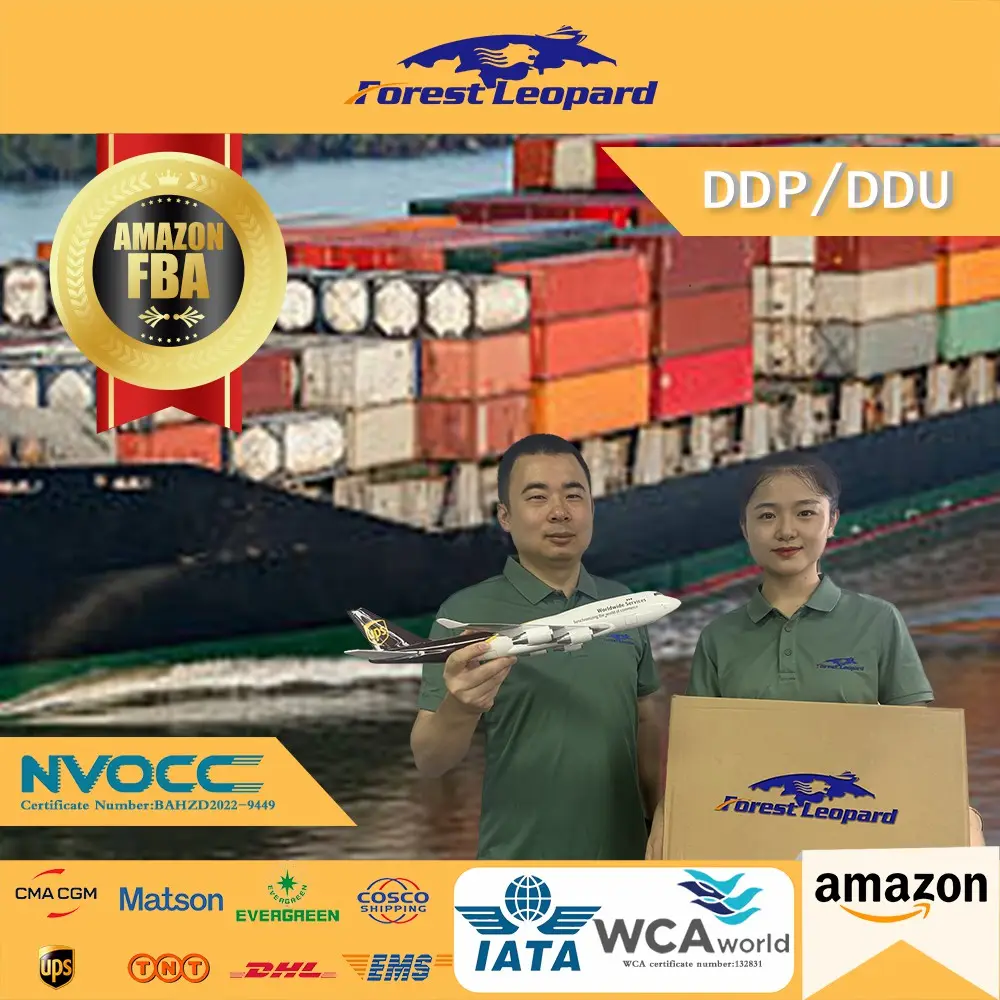 Freight forwarder to USA/UK/Italy/France/NL /Germany FBA Amazon by air freight shipping from China DDP door to door service