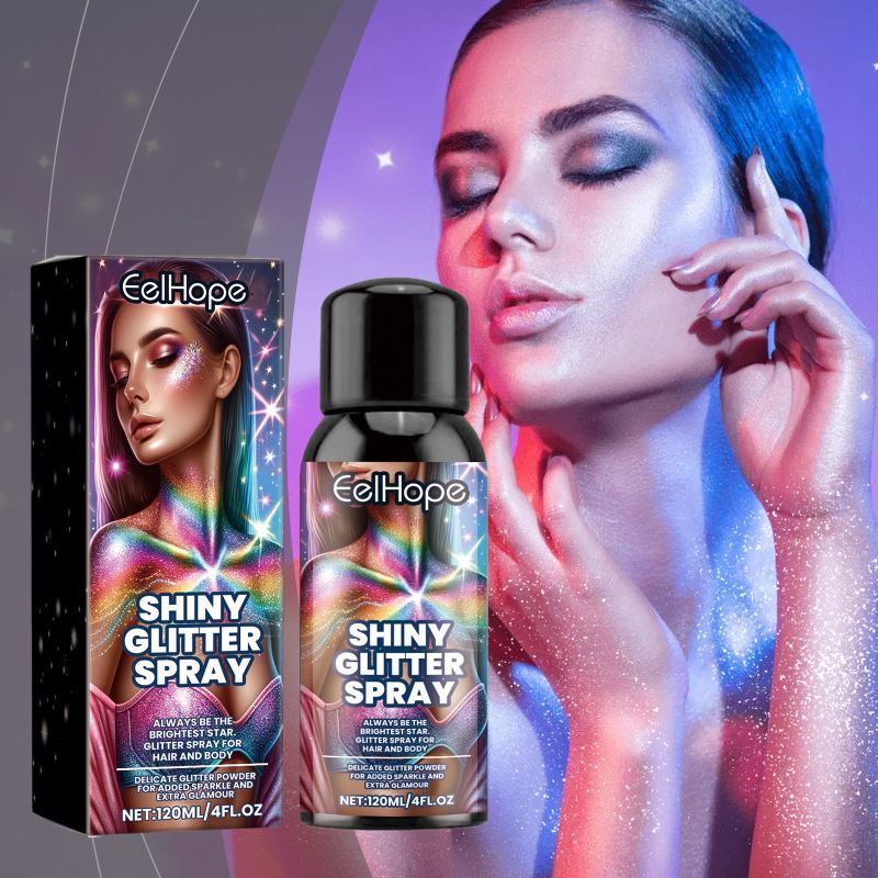 EELHOPE Shine Brightening Glitters Sustainable Body Glitter Spray
