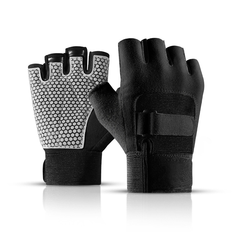Outdoor Non Slip Exercise Gym Sports Gloves Half Finger Cycle Riding Gloves Gel Wholesale