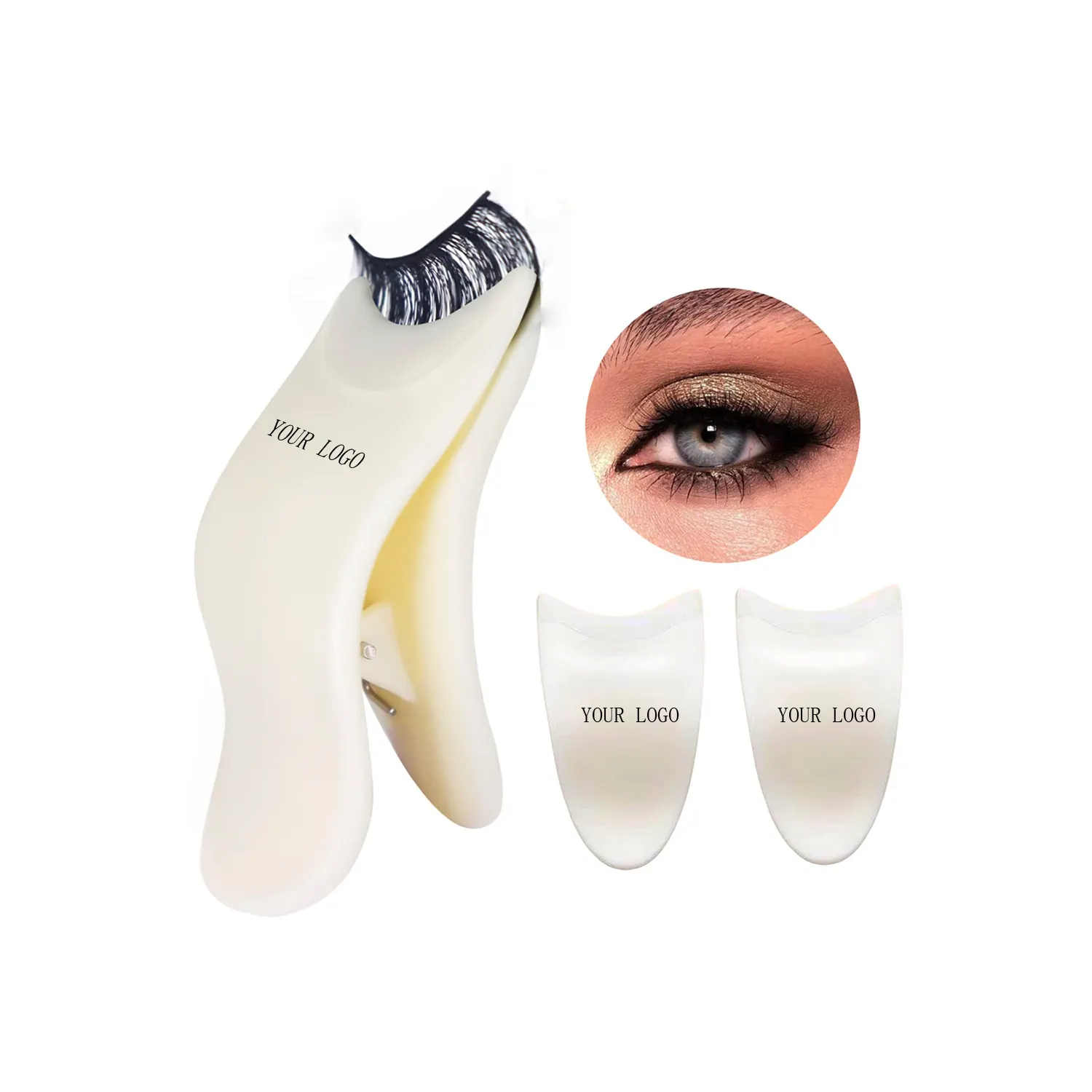 2023 Factory price False Eyelash Applicator Mascara EyeLash Curler Eye Lash Fake Clip Tool