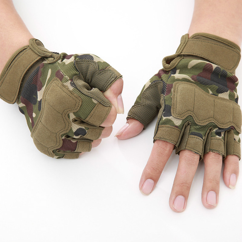 Outdoor Motorcycle Hard Knuckle Non-slip Military Gloves Tactical Gloves Military