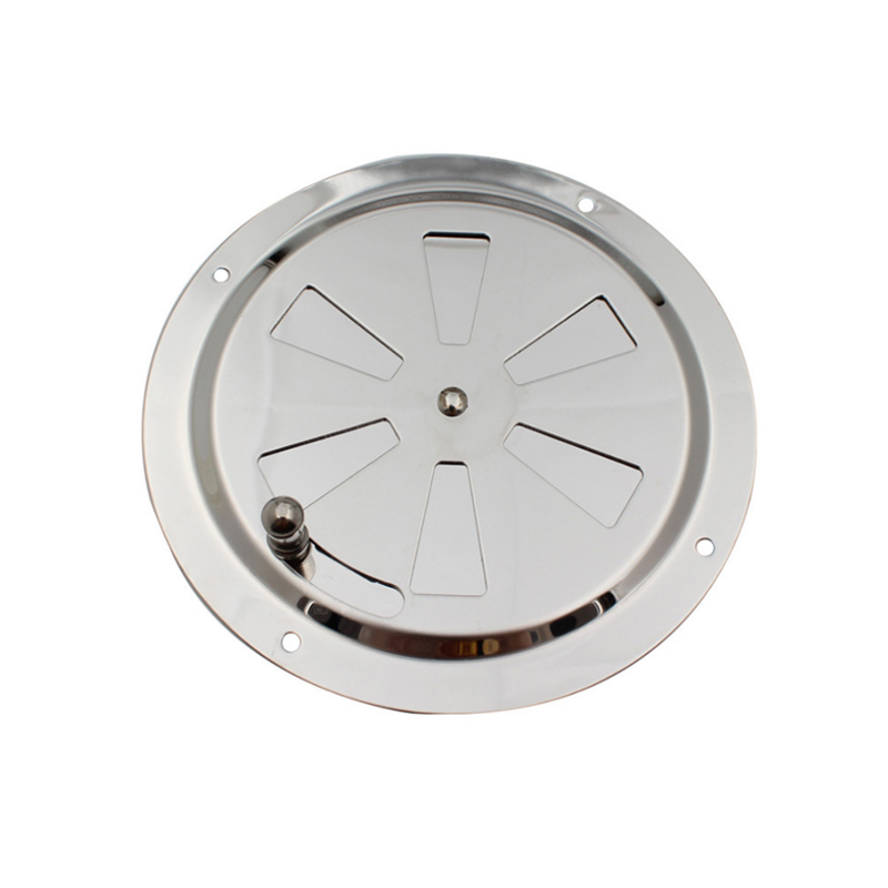 Round Butterfly Ventilator Vent Cover Stainless Steel 5" Flange for Marine Boat Yatch RV