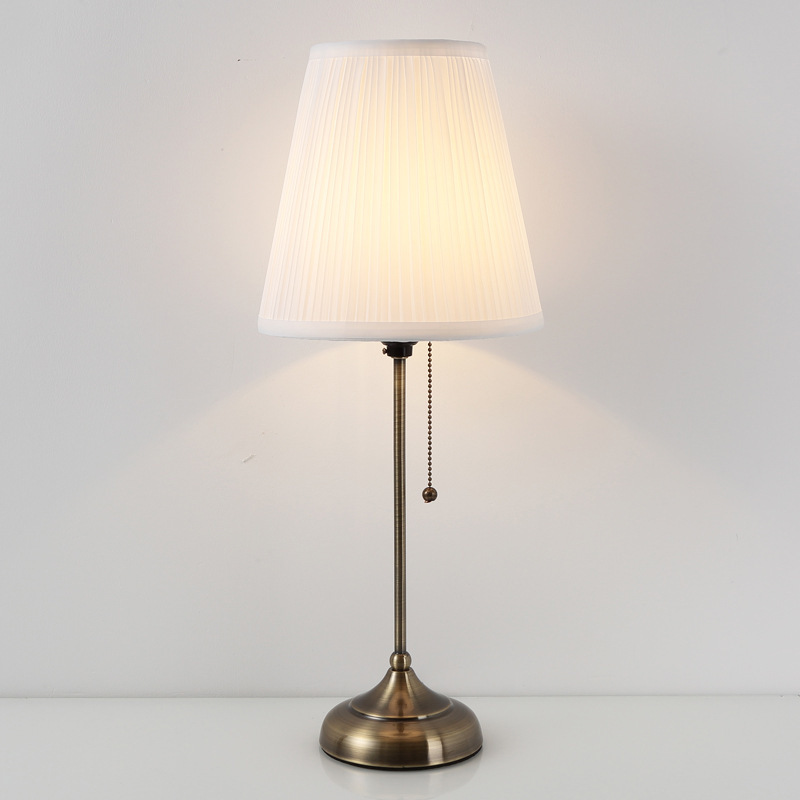 Nordic modern simple living room lamp hotel bedroom bedside lamp decoration table lamp retro lighting