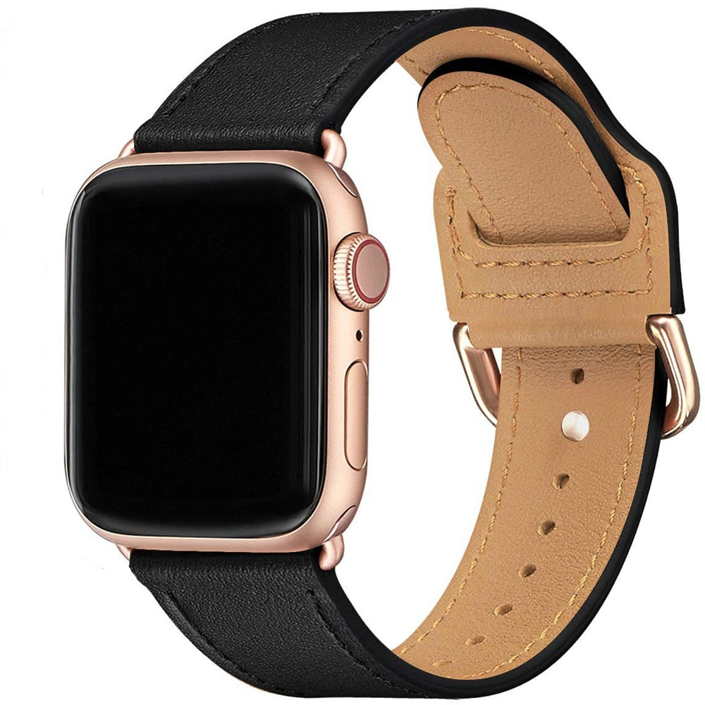 Hot Sales Smart Watch Accessories 38 40mm 42mm 44mm Iwatch Leather Strap Apple Watch