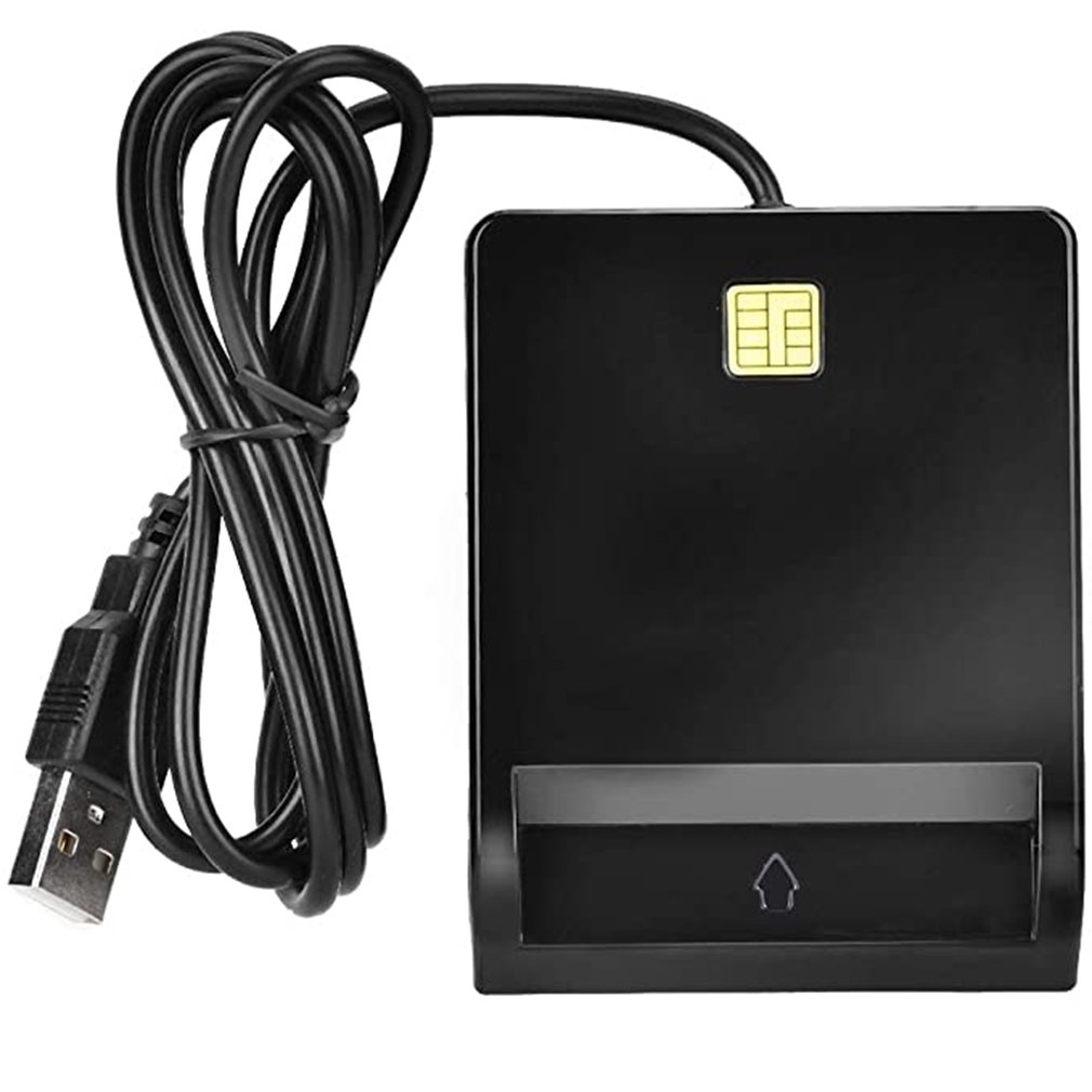 Считыватель смарт-карт Usb Sim, кардридер для банковских карт Ic / Id Emv Tf Mmc, считыватель смарт-карт Usb-Ccid Iso 7816