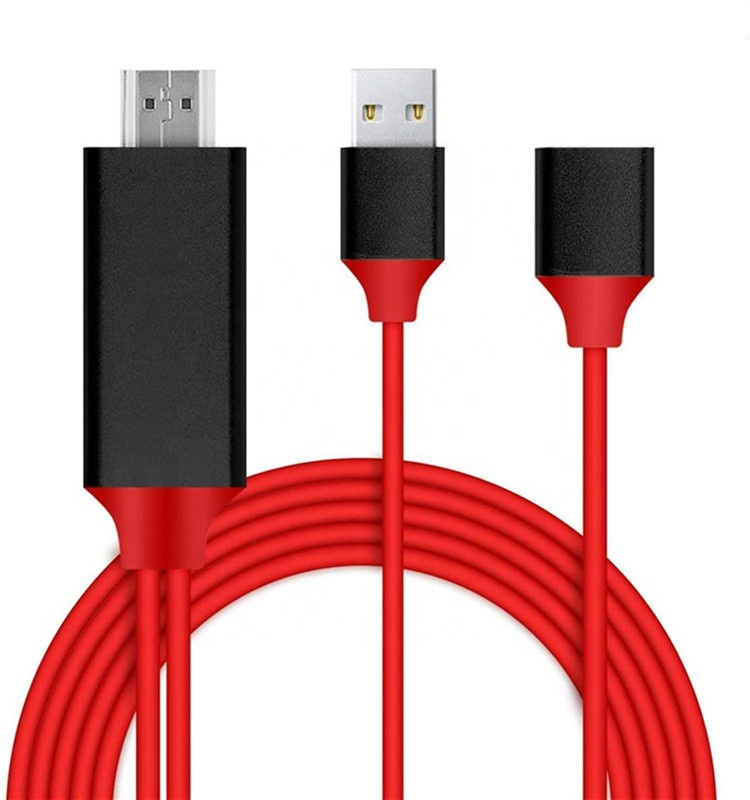 Кабель-переходник с USB на HDTV, кабель HDTV для HDTV с поддержкой iOS и Android