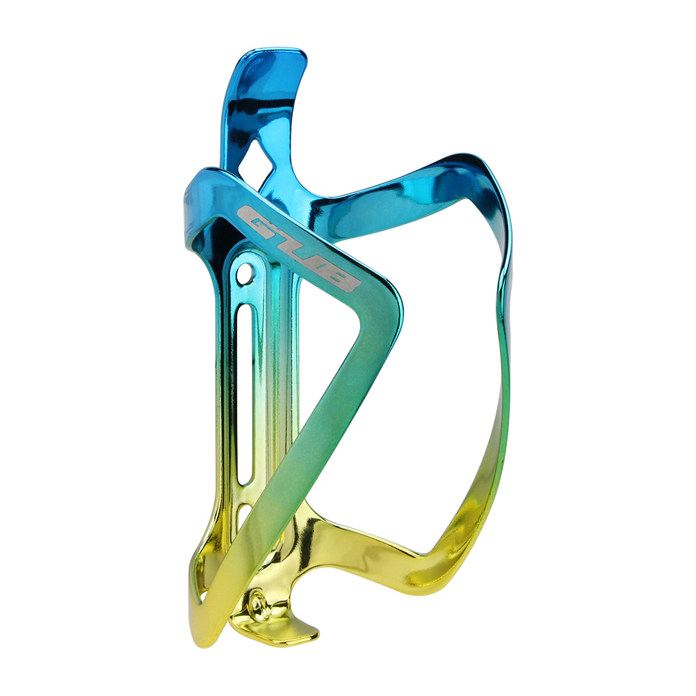 GUB 08 Lightweight Colorful Bottle Cage Mountain Bike Bottle Holder Aluminum Alloy Titanium Plated Color Bottle Cage Gradient
