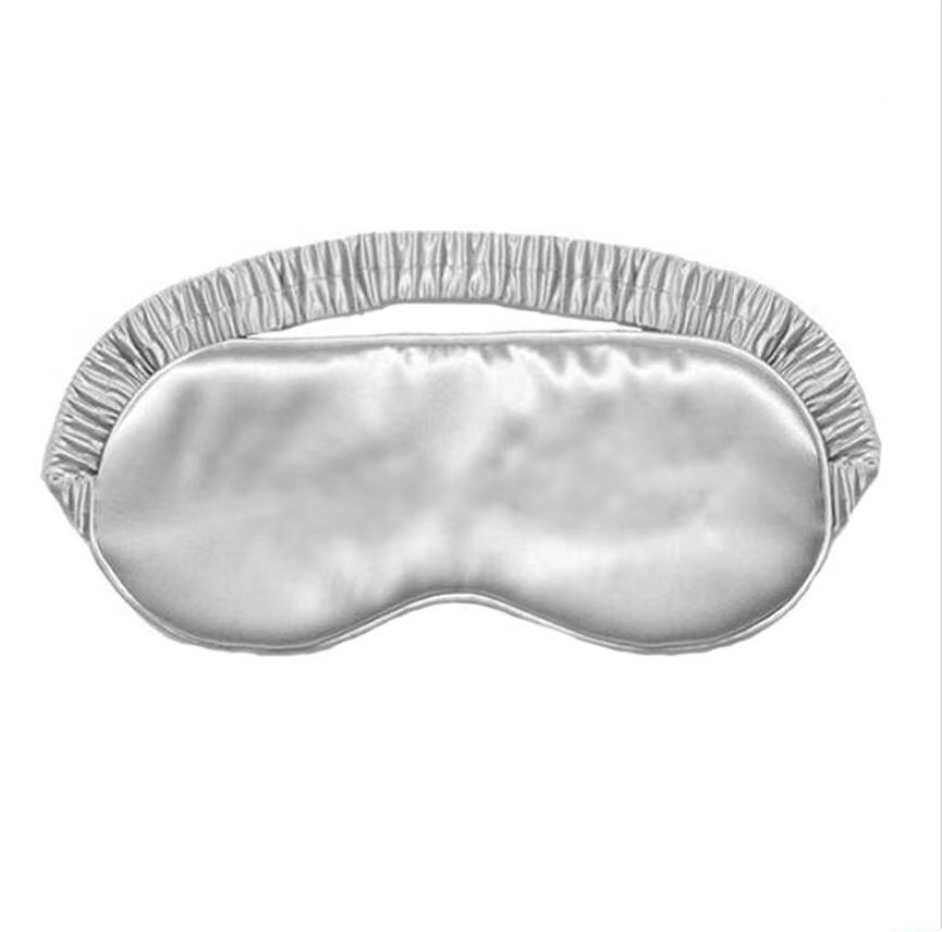 Ready stocks Travel Mulberry Silk new Eye Mask Blindfold for sleeping with logo