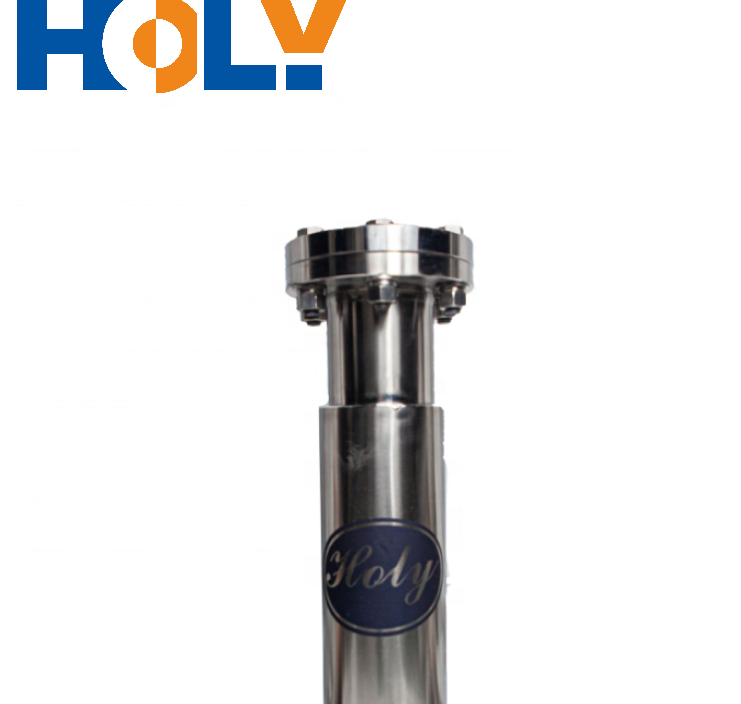 DN100-150 Vacuum Insulated Shut off Valve which controls Liquid Nitrogen in Vacuum Insulated Piping