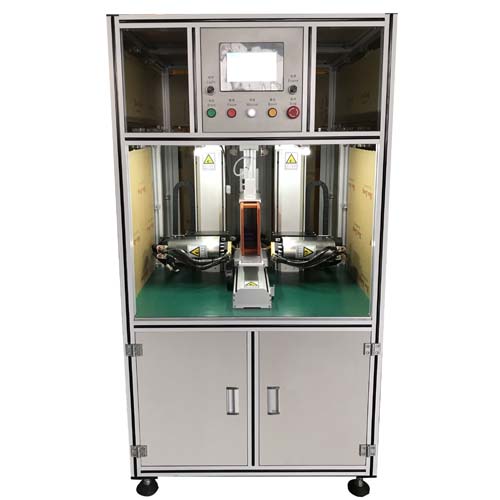 Automatic Double Side Spot Welding Machine Lithium Cylindrical Battery Pack Welder for 18650 21700 26650 32700 Cells