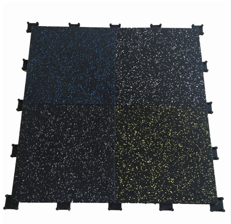 Sports Shock Absorption 20mm 25mm Rubber Floor Tile for gym