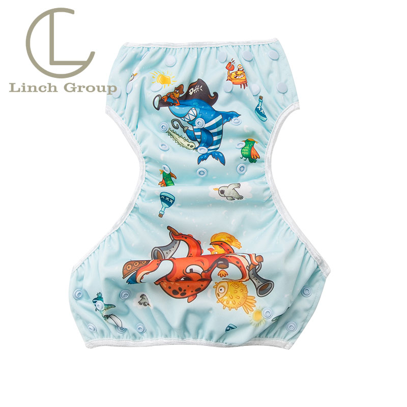 LC-DD0080 плавать пеленки для новорожденных многоразовые тканевые подгузники детские плавки на подгузник
