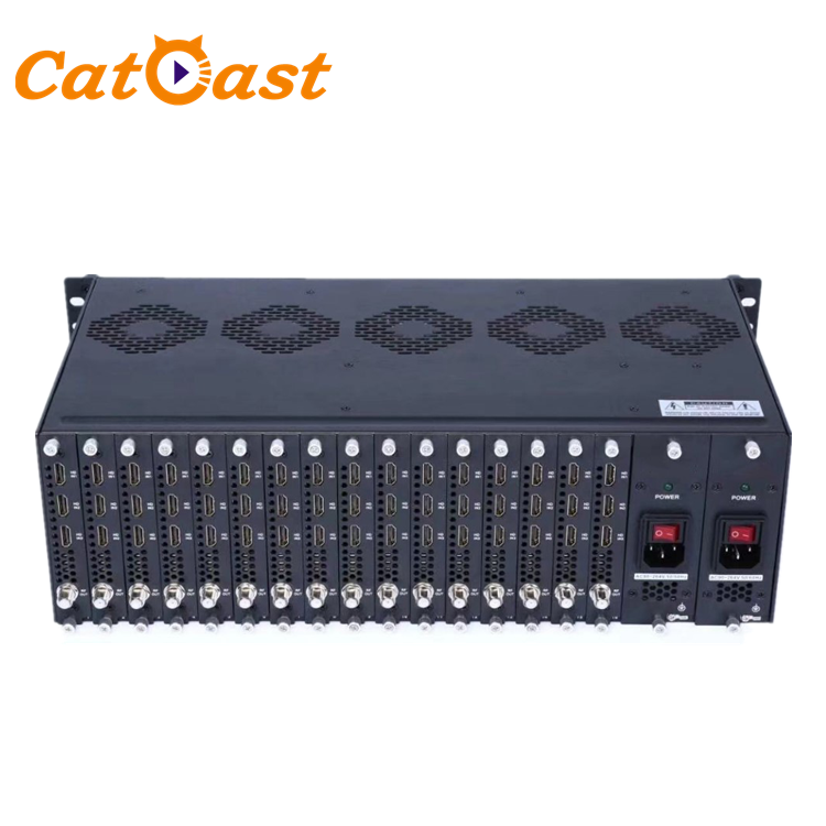 48 канальный HD MI к DVB-C DVB-T ATSC ISDBT дополнительный RF HD MI кодировщик модулятор