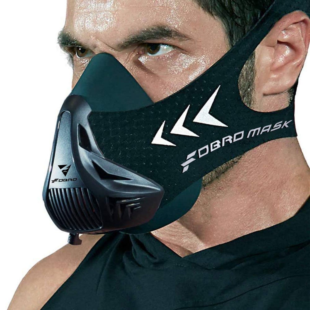 Лидер продаж Amazon, Спортивная маска для тренировок на высоте, маска для MMA, тренировок, фитнеса, кислородная Барьерная маска для кардио, выносливости, спорта, бега