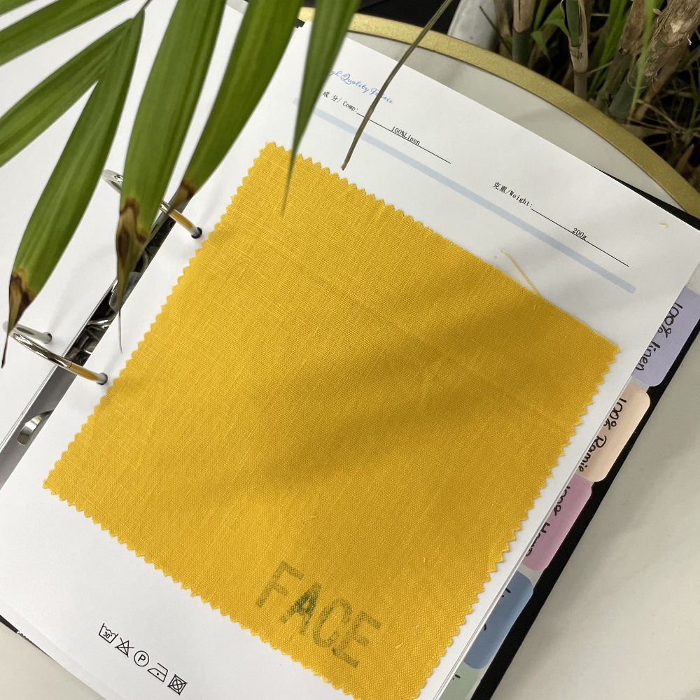 100% Linen Fabric Various Colors Flax Organic Linen for Dresses Home Use Fast Delivery Customized fabric OEKO-TEX 100 Certified