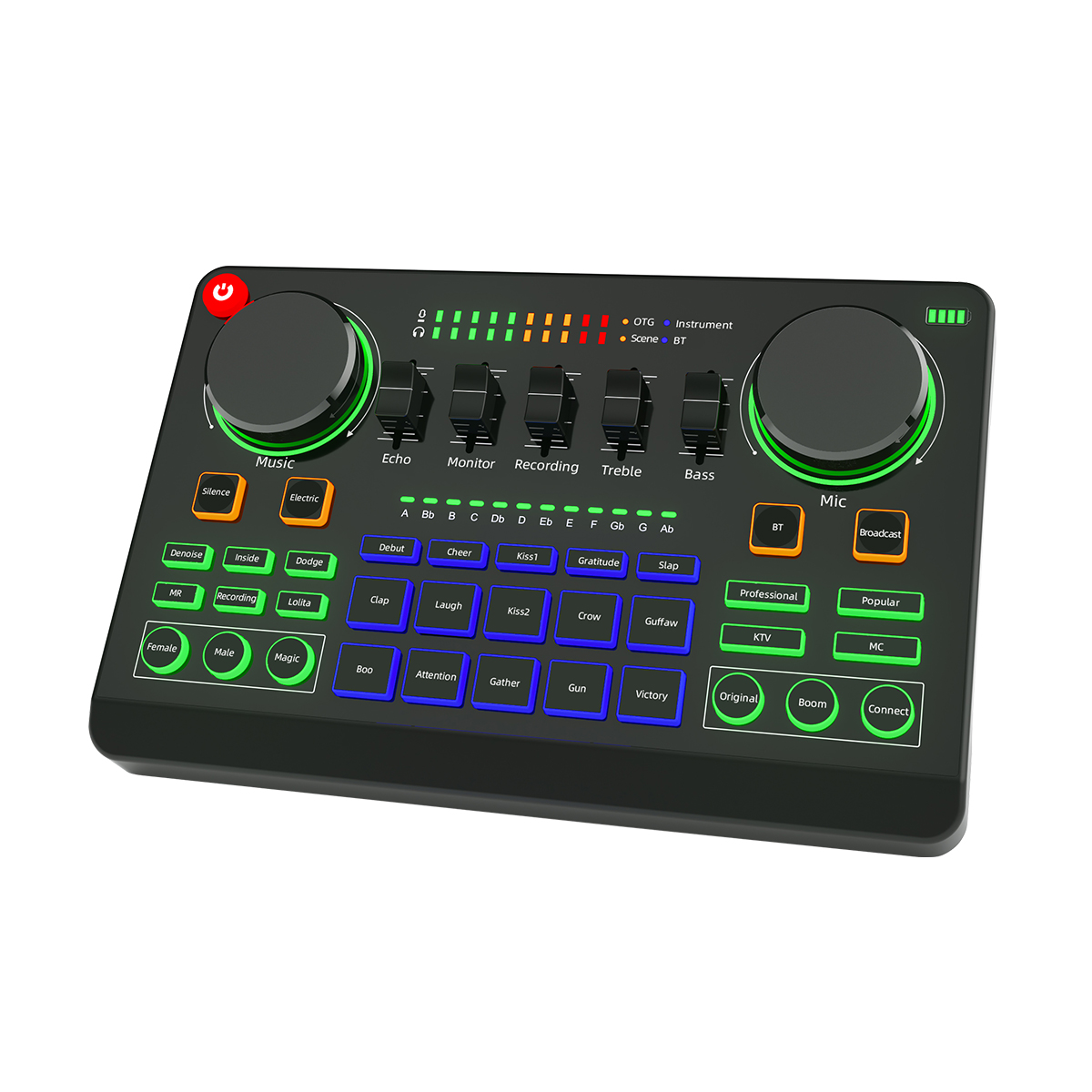 Профессиональный внешний Soundcard телефон/PC студия запись звука изменение оборудования миксер живая звуковая карта