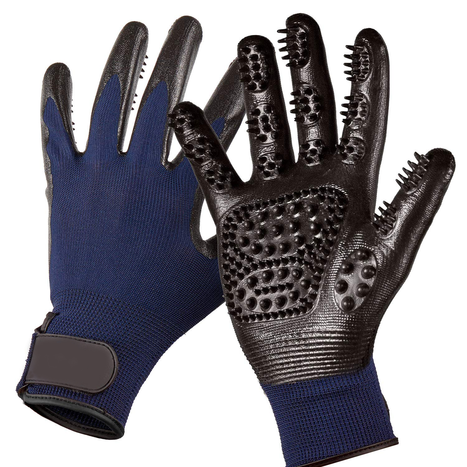 Amazon PET Dog Grooming Gloves Remover Clean Fur Hairs Brush mitt Hair Remover Glove for Deshedding Long and Short Fur