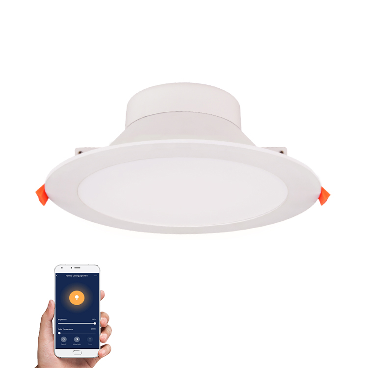 Tuya Wi-Fi, интеллигентая (ый) Светодиодные светильники, 18 Вт, 24 Вт с регулируемой яркостью и CCT регулируемый Wi-Fi умный светодиодный светильник