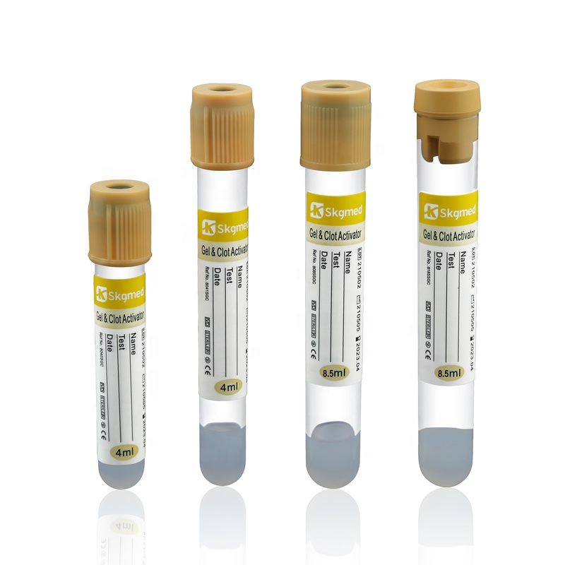 Separate Gel & Clot Activator Serum Vacuum Blood Collection Tube