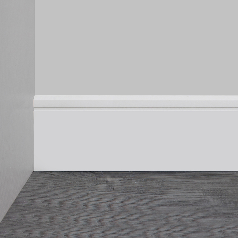 S100-F, Raitto Plastic 4'' Waterproof Decorative Molding PVC Floor Baseboard Vinyl Skirting board wall base