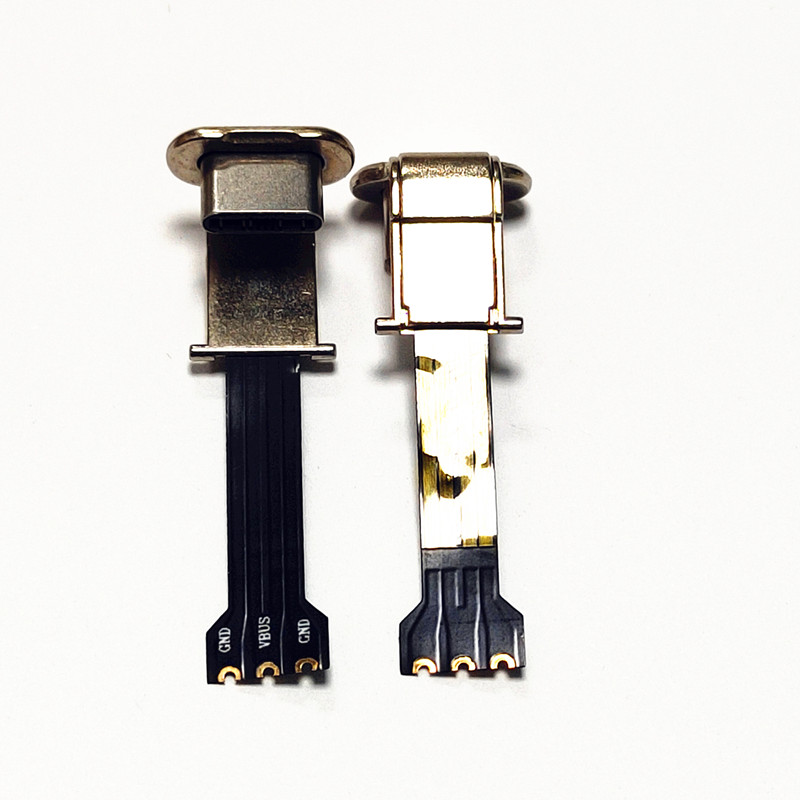 U-образный кабель типа C USB FPC ультратонкий зажим для задней панели 3Pin сварочный кабель типа C FPC