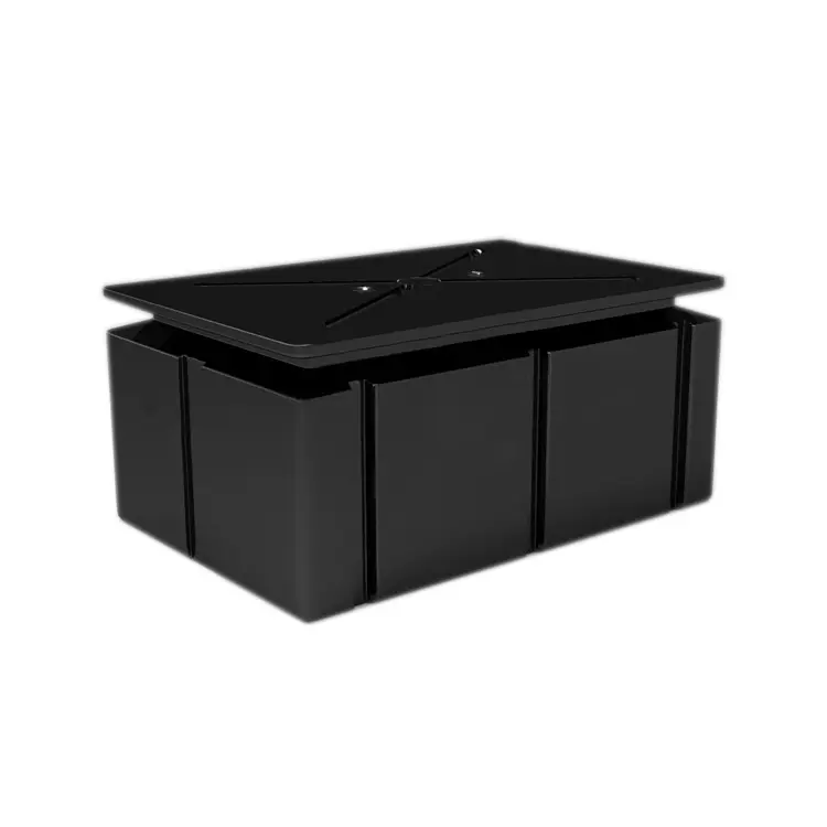 Hot Sale Square Modular Black Color HDPE and EPS Foam Floating Pontoon Yacht Dock Plastic Pontoon Dock