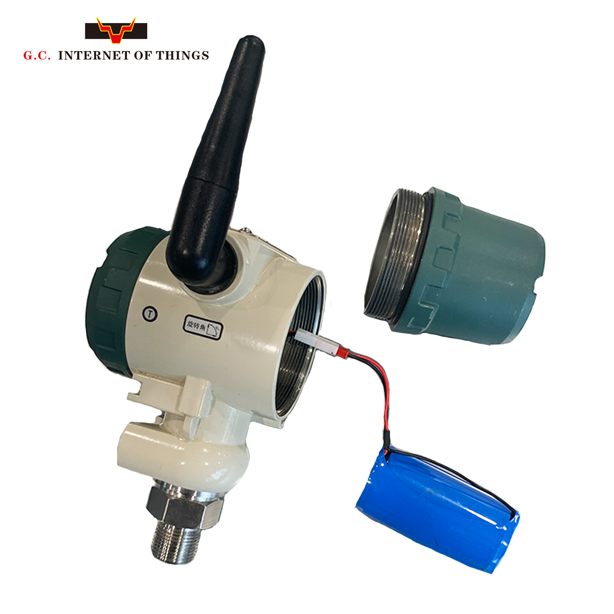 Explosion proof wireless pressure transmitter with LED display WIA-PA