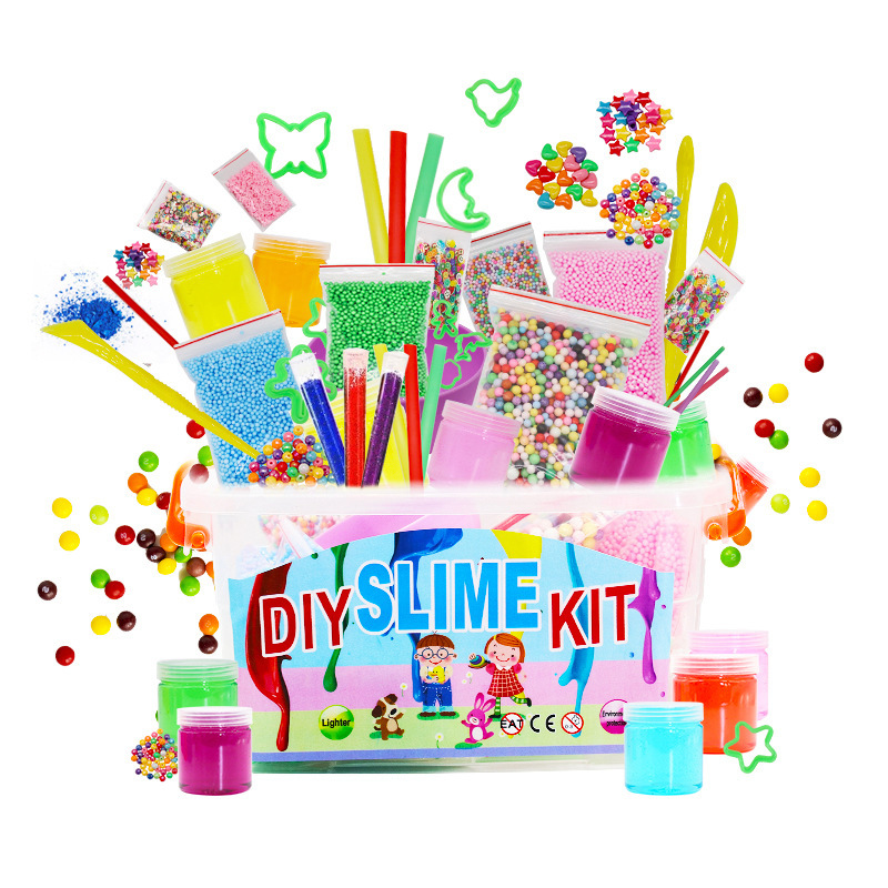 Развивающая игрушка Amazon Горячие Sale18/24 цвета Playdough "сделай сам" с украшением в виде кристаллов, комплект для детей