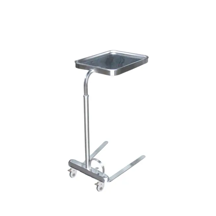 BT-SMT004 Four wheels mobile stand stainless steel MAYO table for instruments